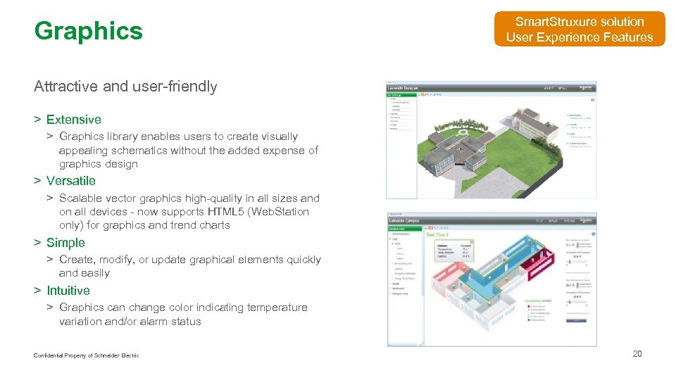 Graphics Smart. Struxure solution User Experience Features Attractive and user-friendly > Extensive > Graphics