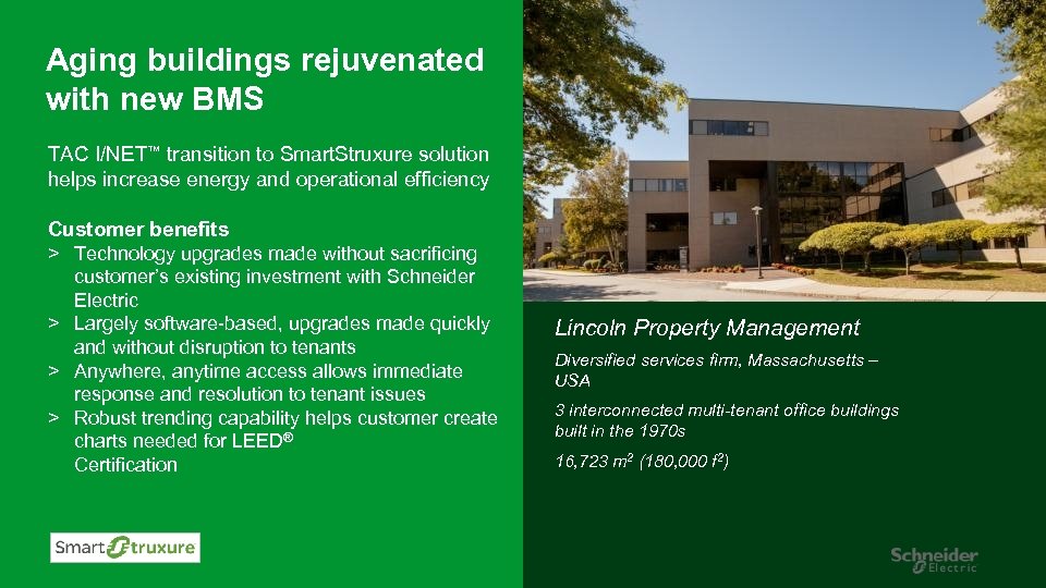 Aging buildings rejuvenated with new BMS TAC I/NET™ transition to Smart. Struxure solution helps