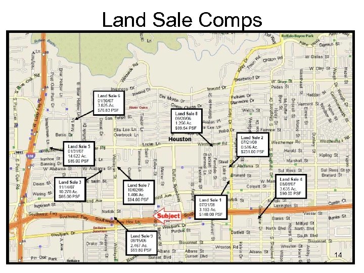 Land Sale Comps 14 
