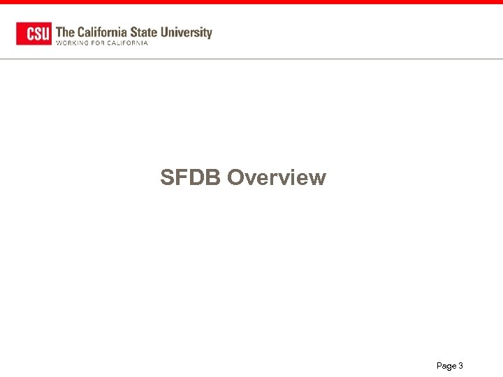 SFDB Overview Page 3 