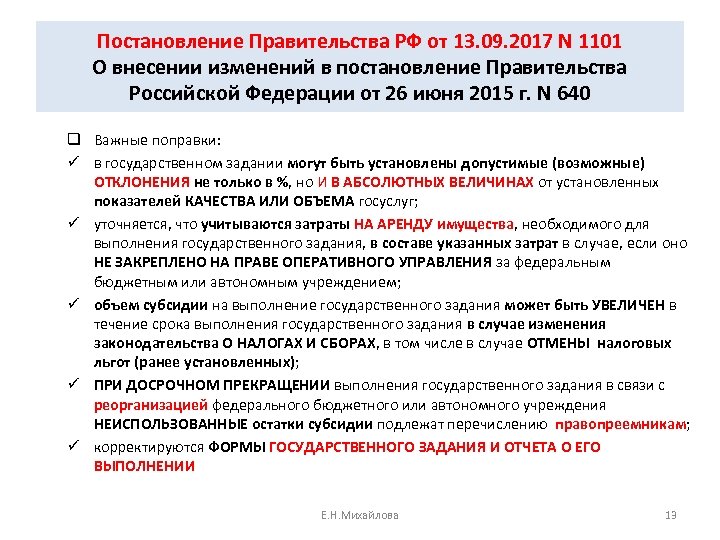 Постановление Правительства РФ от 13. 09. 2017 N 1101 О внесении изменений в постановление