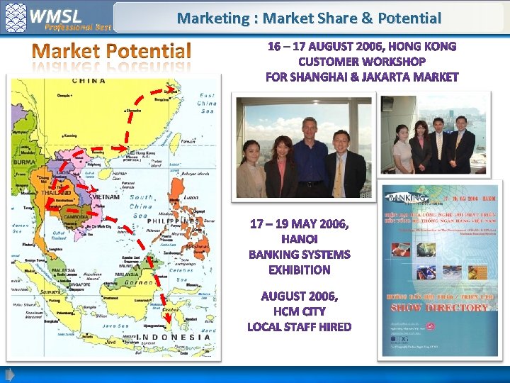 Marketing : Market Share & Potential 