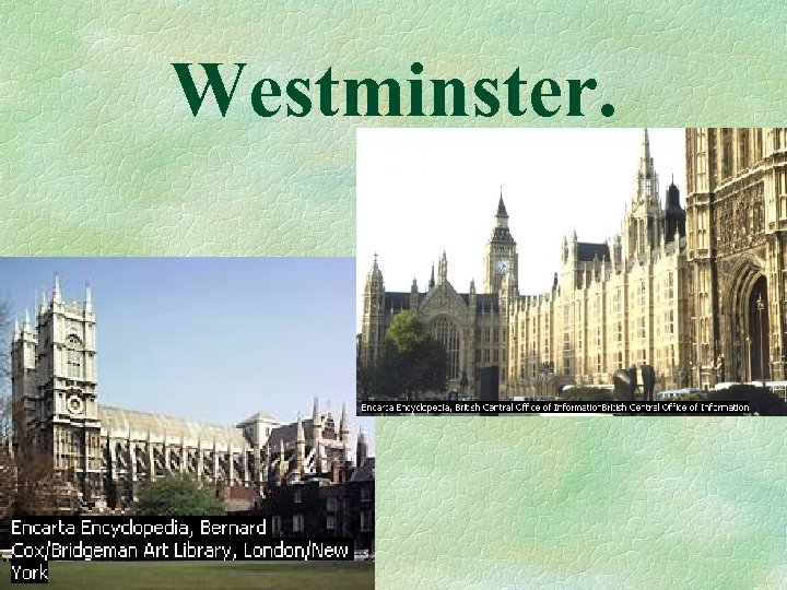 Westminster. 