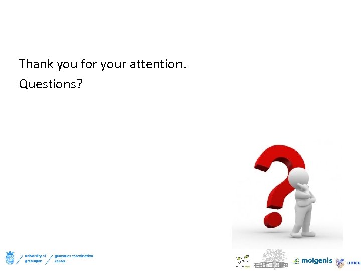 Thank you for your attention. Questions? 