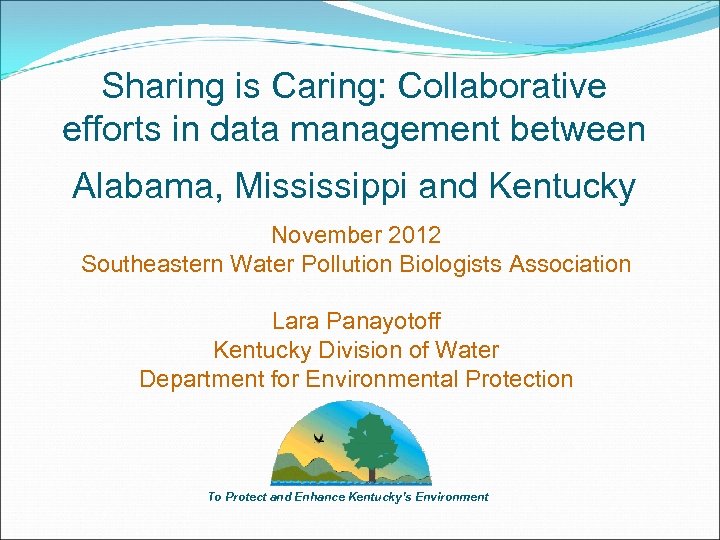 Sharing is Caring: Collaborative efforts in data management between Alabama, Mississippi and Kentucky November