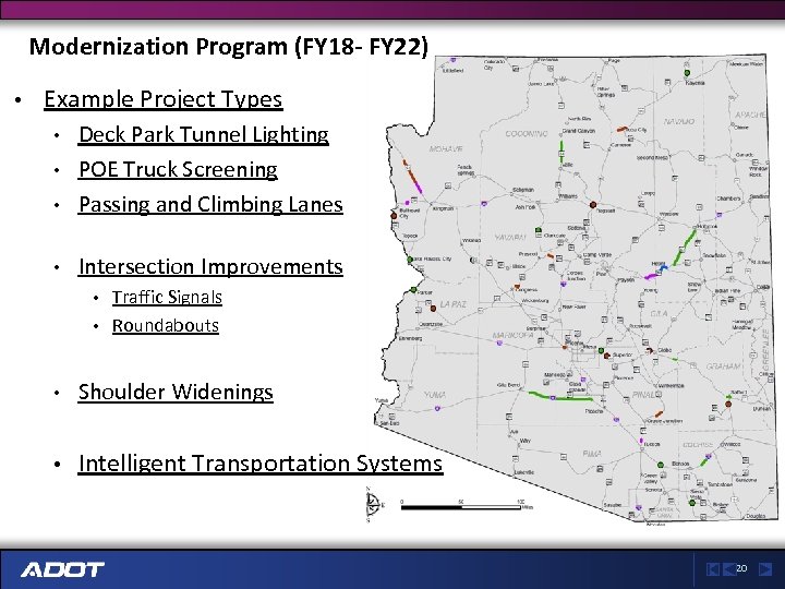 Modernization Program (FY 18 - FY 22) • Example Project Types Deck Park Tunnel