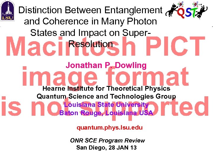Distinction Between Entanglement and Coherence in Many Photon States and Impact on Super. Resolution