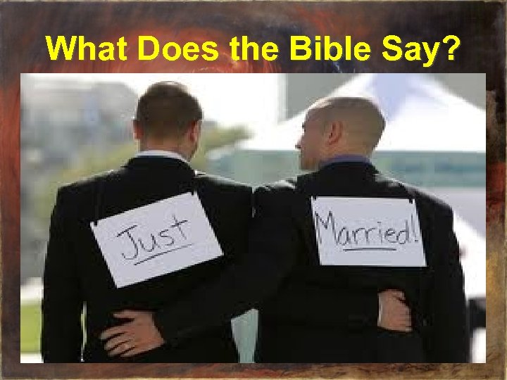 What Does the Bible Say? 