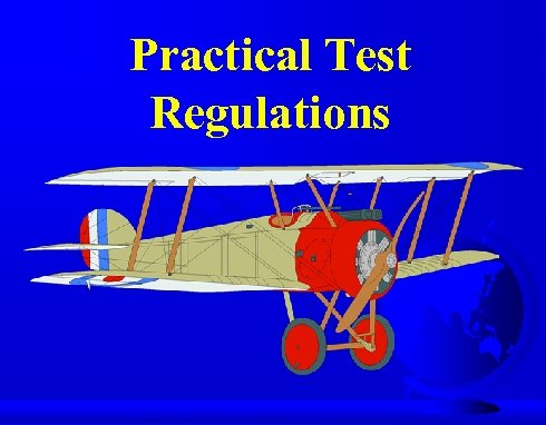 Practical Test Regulations 