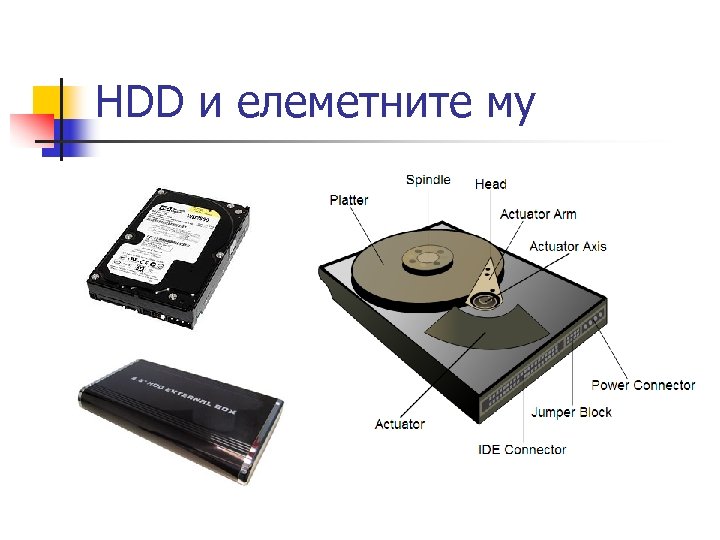 HDD и елеметните му 