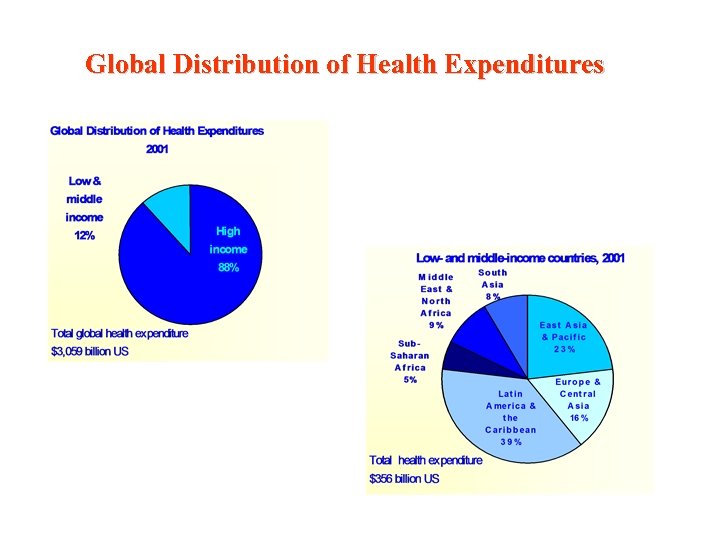 Global Distribution of Health Expenditures 