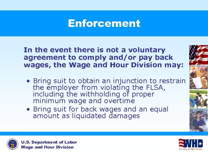 Enforcement In the event there is not a voluntary agreement to comply and/or pay