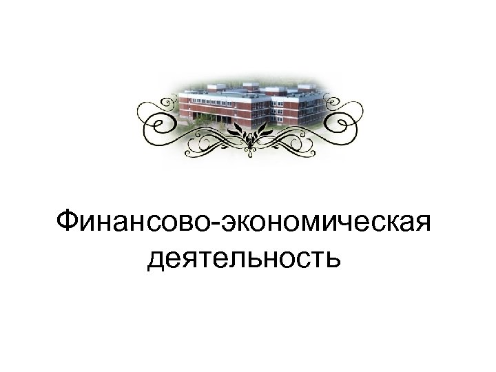 Финансово-экономическая деятельность 