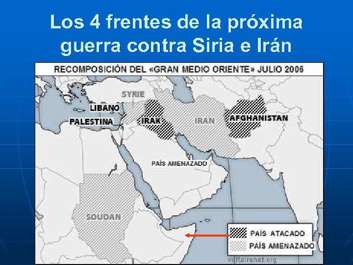 Los 4 frentes de la próxima guerra contra Siria e Irán 