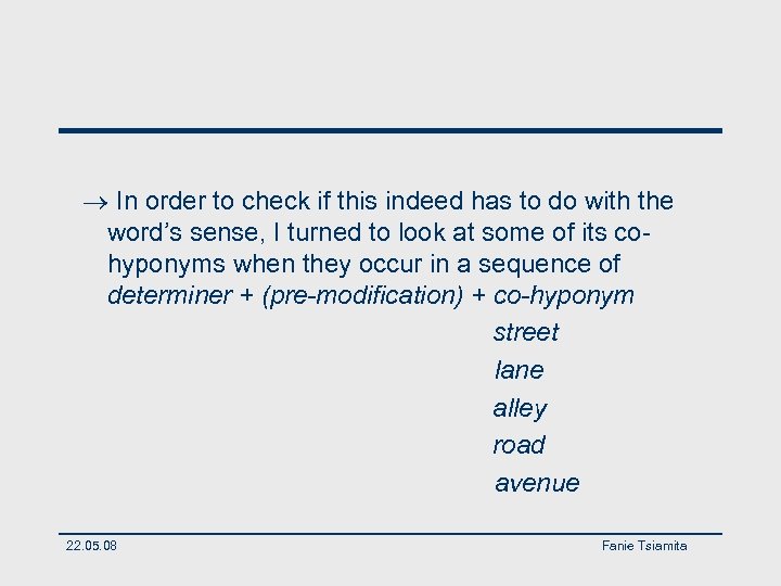  In order to check if this indeed has to do with the word’s