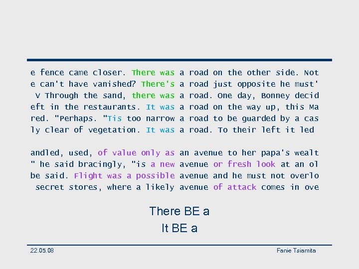 e fence came closer. There was e can't have vanished? There's V Through the