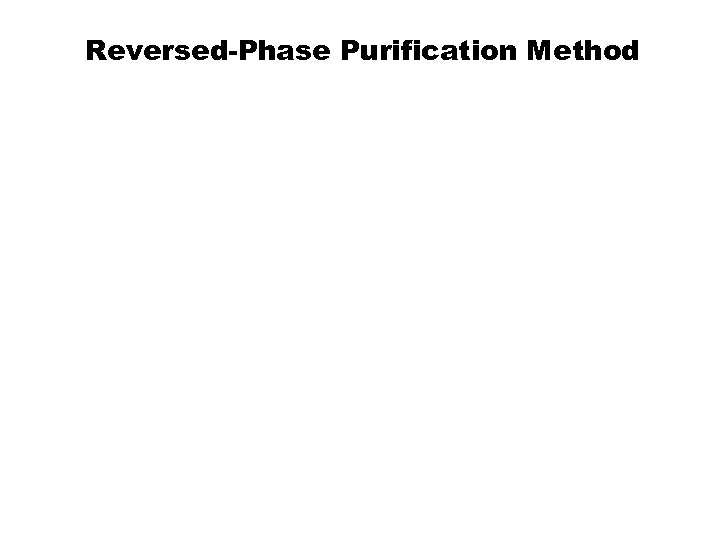 Reversed-Phase Purification Method 