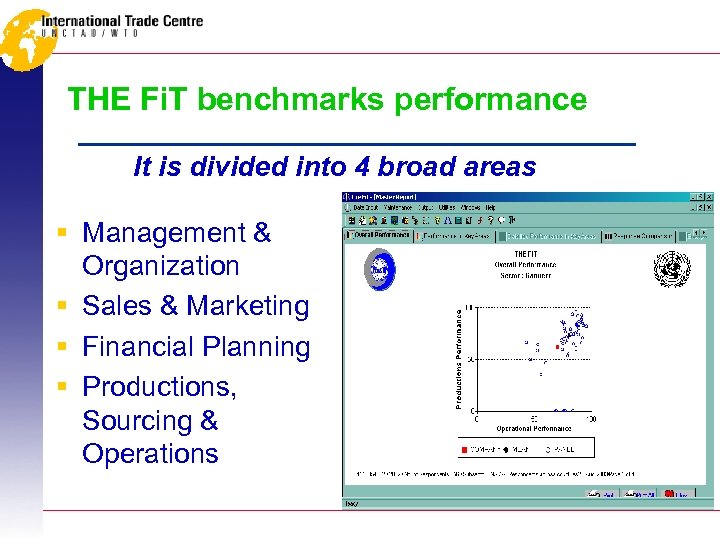 THE Fi. T benchmarks performance It is divided into 4 broad areas § Management