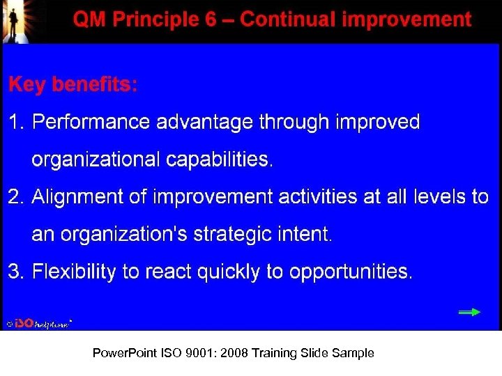 Power. Point ISO 9001: 2008 Training Slide Sample 