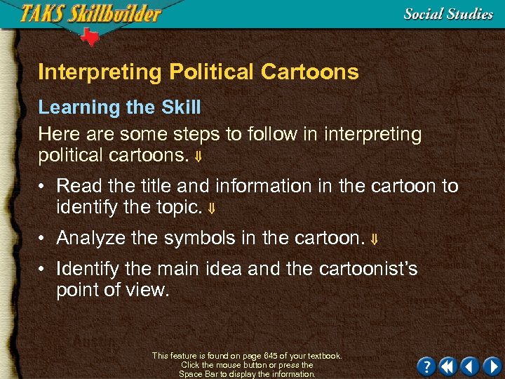 Interpreting Political Cartoons Learning the Skill Here are some steps to follow in interpreting