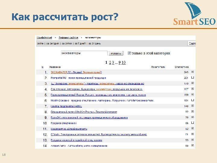 Как рассчитать рост? 18 