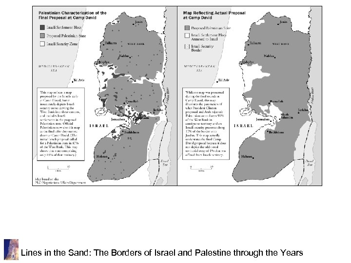 Lines in the Sand: The Borders of Israel and Palestine through the Years 