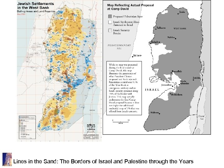Lines in the Sand: The Borders of Israel and Palestine through the Years 