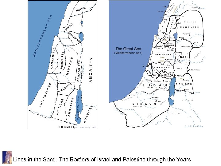 Lines in the Sand: The Borders of Israel and Palestine through the Years 