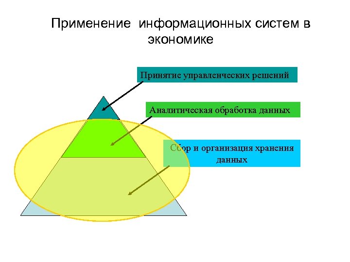 Применение информационных систем в экономике Принятие управленческих решений Аналитическая обработка данных Сбор и организация