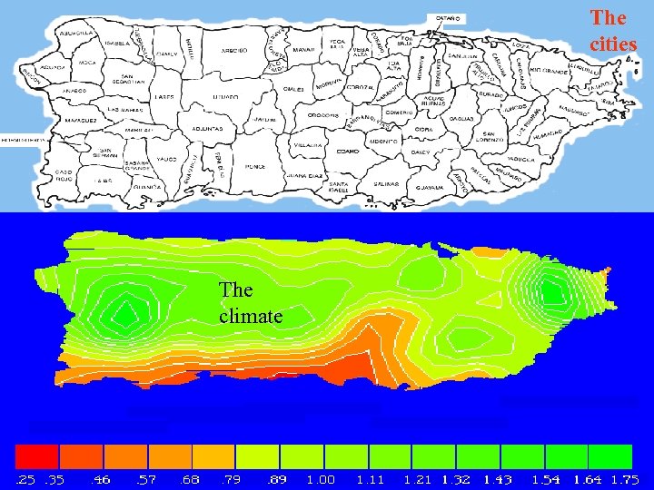 The cities The climate 