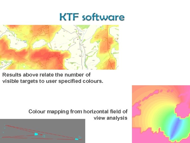 Results above relate the number of visible targets to user specified colours. Colour mapping