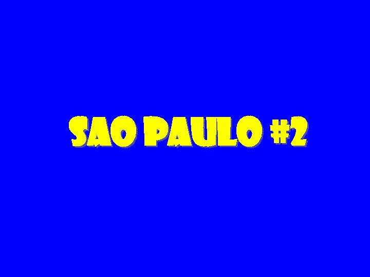 Sao Paulo #2 