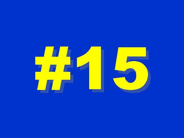 #15 