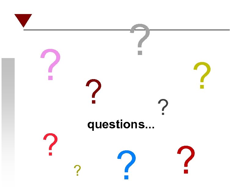 ? ? ? questions. . . ? ? 