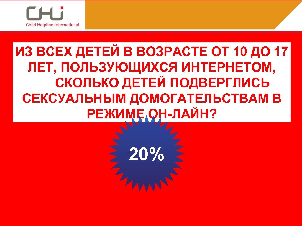 ИЗ ВСЕХ ДЕТЕЙ В ВОЗРАСТЕ ОТ 10 ДО 17 ЛЕТ, ПОЛЬЗУЮЩИХСЯ ИНТЕРНЕТОМ, СКОЛЬКО ДЕТЕЙ