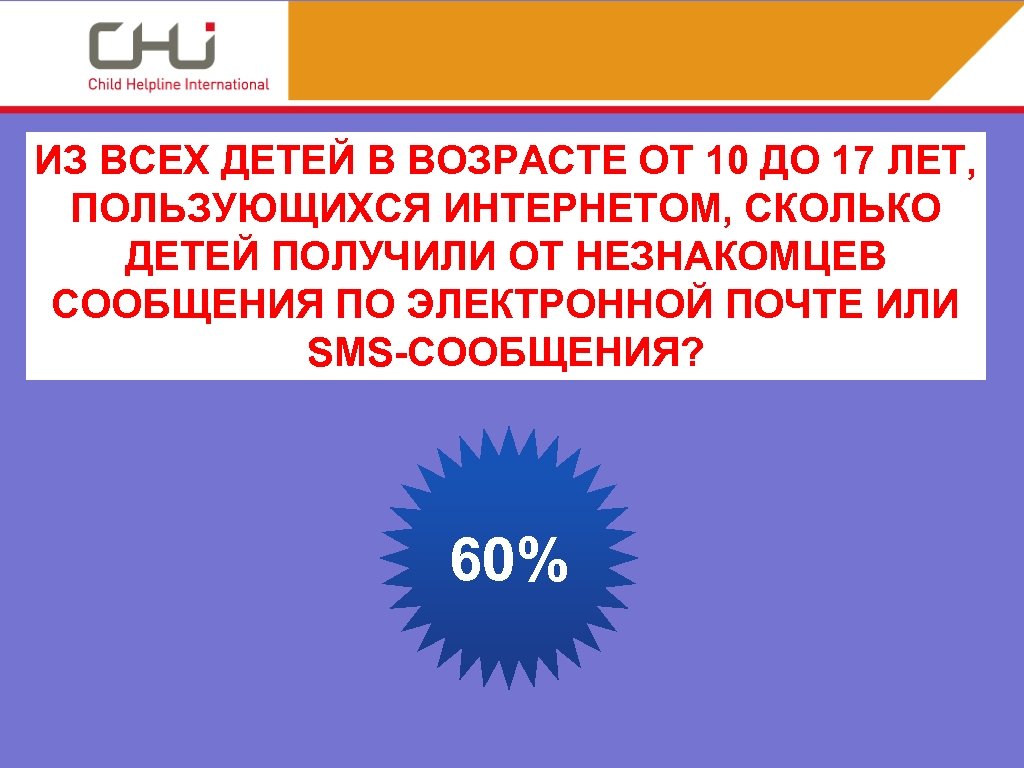 ИЗ ВСЕХ ДЕТЕЙ В ВОЗРАСТЕ ОТ 10 ДО 17 ЛЕТ, ПОЛЬЗУЮЩИХСЯ ИНТЕРНЕТОМ, СКОЛЬКО ДЕТЕЙ