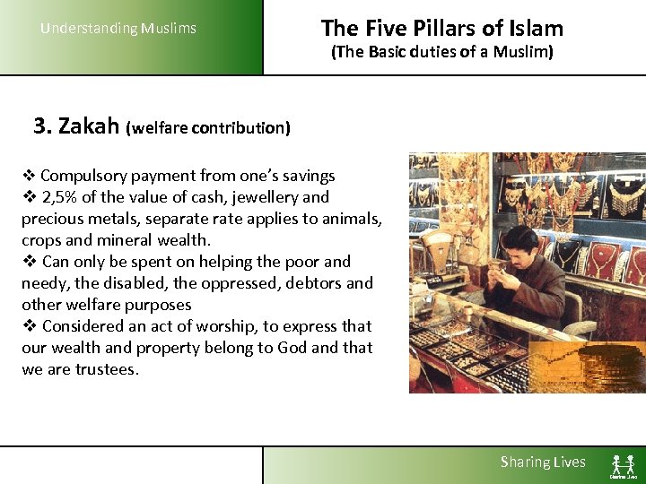 Understanding Muslims The Five Pillars of Islam (The Basic duties of a Muslim) 3.