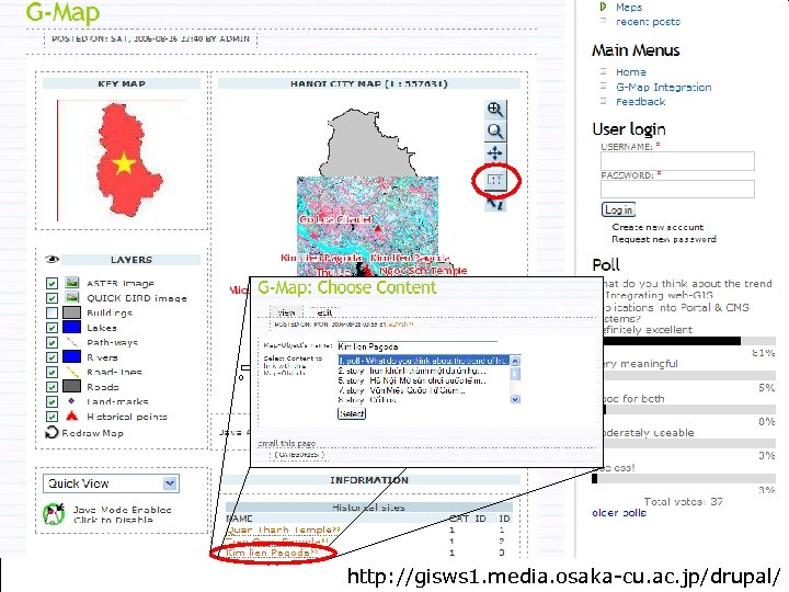 http: //gisws 1. media. osaka-cu. ac. jp/drupal/ 
