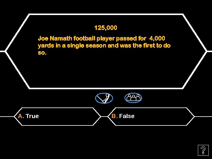 125, 000 Joe Namath football player passed for 4, 000 yards in a single
