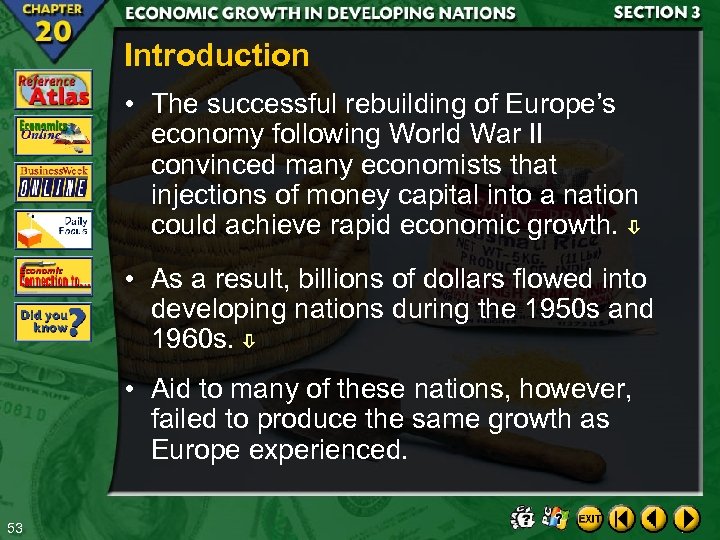 Introduction • The successful rebuilding of Europe’s economy following World War II convinced many