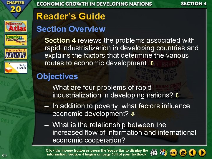 Reader’s Guide Section Overview Section 4 reviews the problems associated with rapid industrialization in