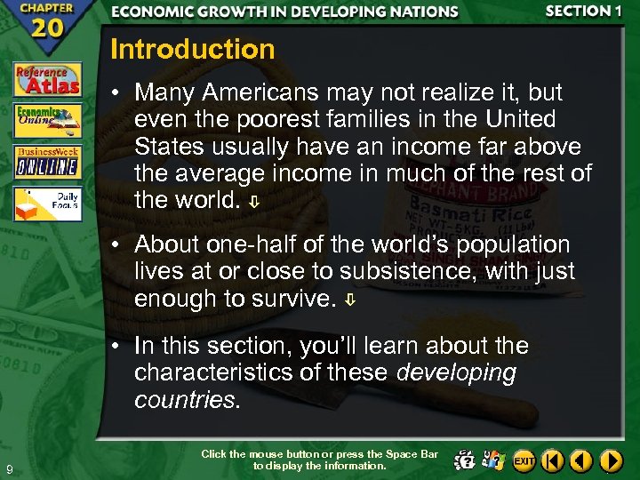 Introduction • Many Americans may not realize it, but even the poorest families in