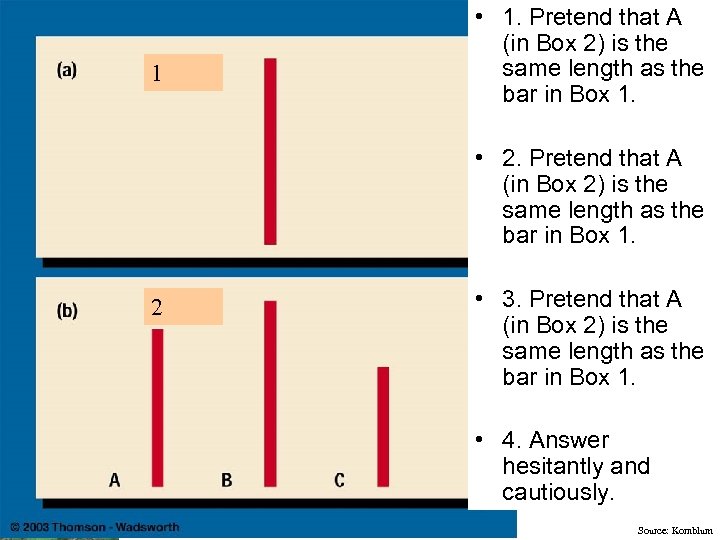 1 • 1. Pretend that A (in Box 2) is the same length as