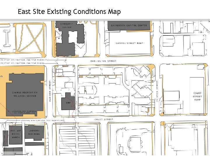 East Site Existing Conditions Map 
