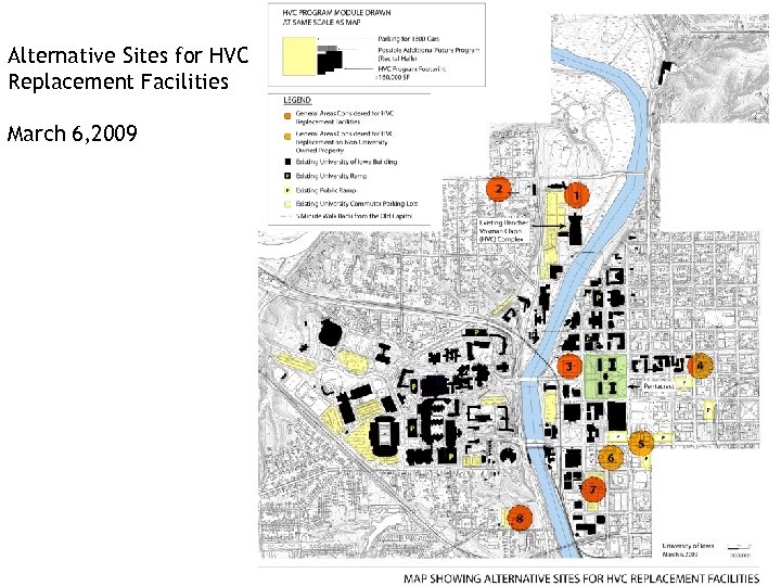 Alternative Sites for HVC Replacement Facilities March 6, 2009 