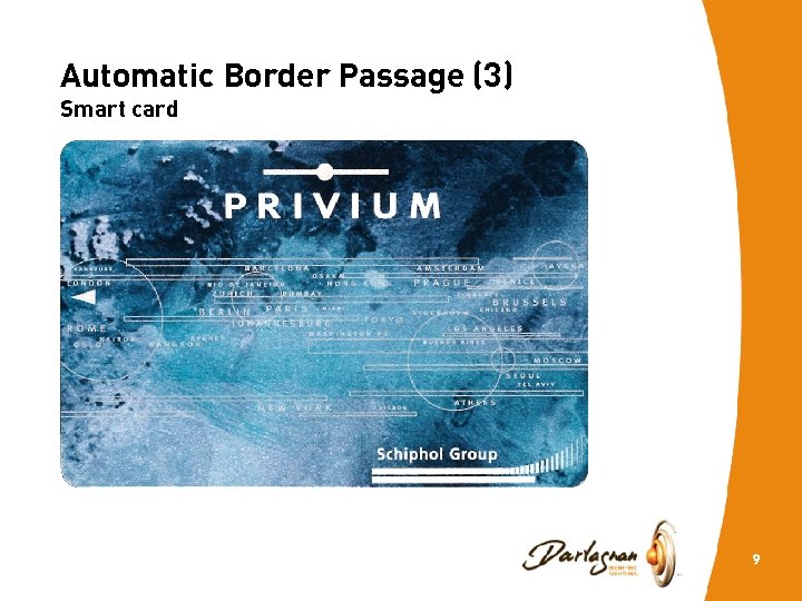 Automatic Border Passage (3) Smart card 9 