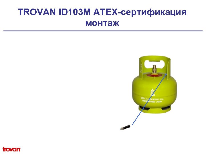 TROVAN ID 103 M ATEX-сертификация монтаж 