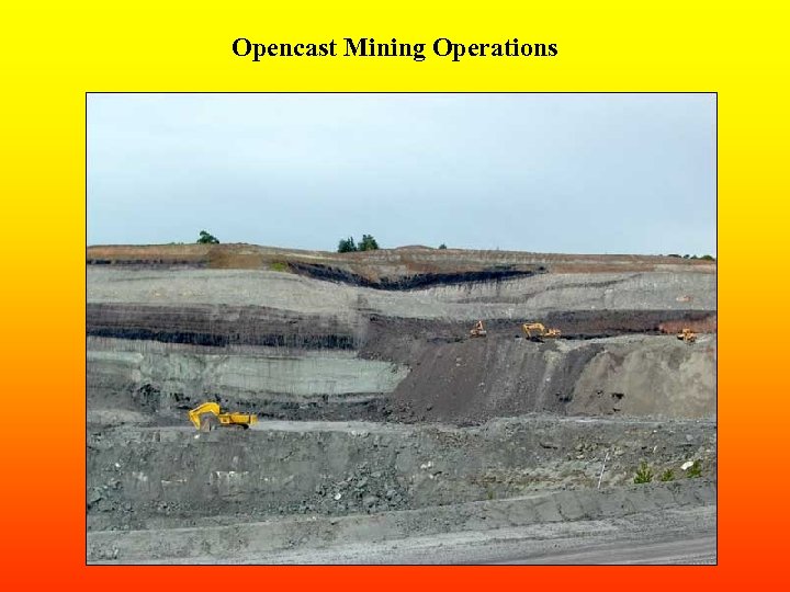 Opencast Mining Operations 