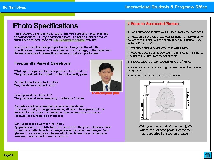 International Students & Programs Office International Students and Programs Office UC San Diego 7