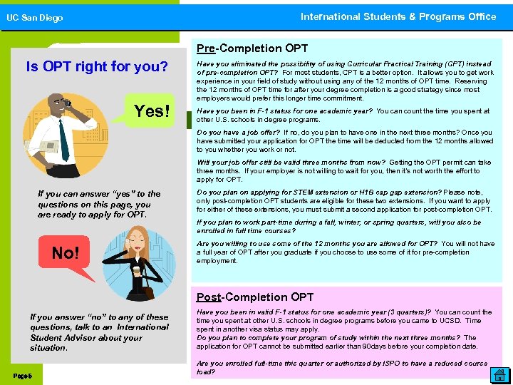 International Students & Programs Office International Students and Programs Office UC San Diego Pre-Completion